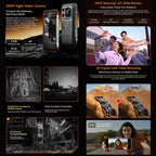 Blackview XPLORE 1 Walkie Talkie Rugged Phone, 12GB+256GB, 6.78 inch Android 15 Dimensity 7050 MT8791V/HZA Octa Core, Network: 5G, OTG, NFC, XPLORE 1 Walkie Talkie 12GB+256GB – Magnetic