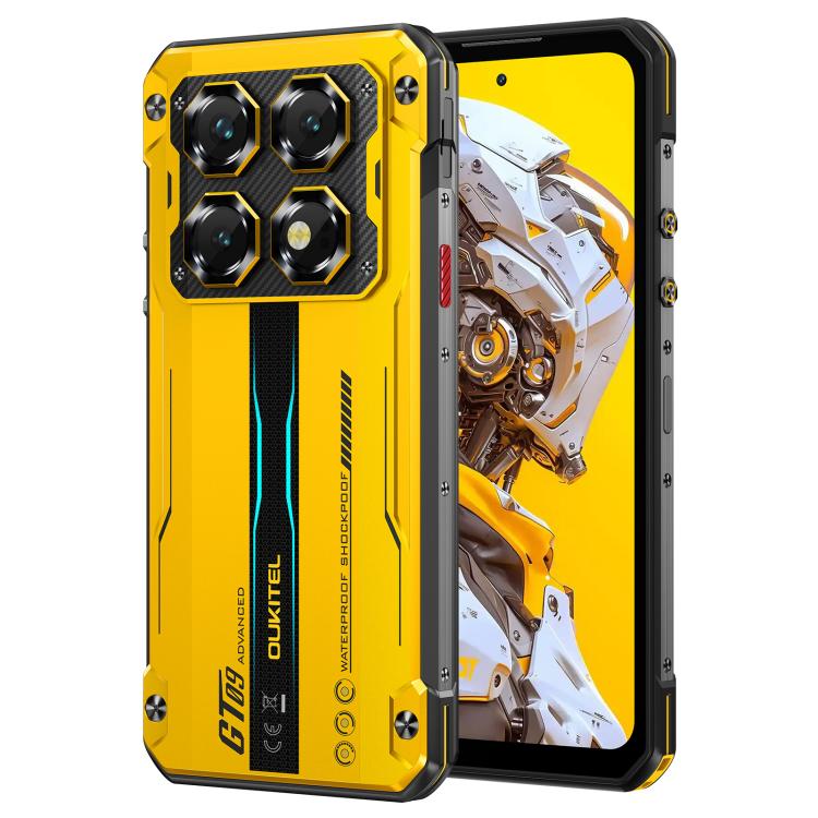 Oukitel WP60 Rugged Phone, 16GB+512GB, Night Vision, 108MP Camera, Side Fingerprint, 7.2 inch Android 15 MediaTek Dimensity 7025 Octa Core, NFC, OTG, Network: 5G, 16GB+512GB