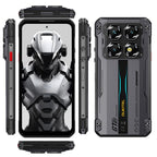 Oukitel WP60 Rugged Phone, 8GB+256GB, Night Vision, 108MP Camera, Side Fingerprint, 7.2 inch Android 15 MediaTek Dimensity 7025 Octa Core, NFC, OTG, Network: 5G, 8GB+256GB