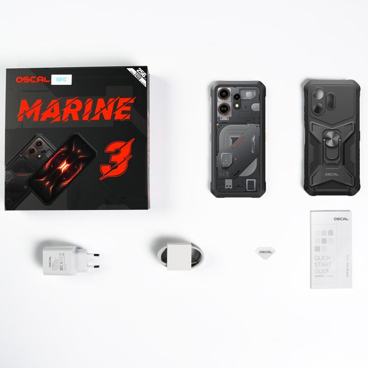 Blackview Oscal Marine 3, 8GB+128GB, 6.56 inch Android 15 Unisoc UMS9230E T615 Octa Core, Network: 4G, OTG, NFC, 8GB+128GB – Magnetic