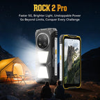 Blackview ROCK 2 Pro Rugged Phone, 8GB+256GB, 6.67 inch Android 16 Unisoc UMS9620 T8100 Octa Core, Network: 5G, OTG, NFC