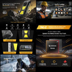 Blackview ROCK 2 Pro Rugged Phone, 8GB+256GB, 6.67 inch Android 16 Unisoc UMS9620 T8100 Octa Core, Network: 5G, OTG, NFC
