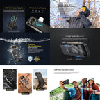 Ulefone Armor 27T+ Rugged Phone, 12GB+256GB, Thermal Imager, Night Vision, 10600mAh, 6.78 inch Android 14 MediaTek Helio G99 Octa Core, Network: 4G, NFC, OTG, Armor 27T+ – Lanyard, Magnetic, Card Slot