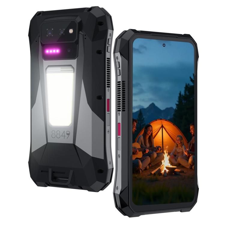 Unihertz 8849Tank X Projector Rugged Phone, 16GB+512GB, Side Fingerprint, Night Vision, 6.78 inch Android 15 MediaTek Dimensity 8200 Octa Core, Network: 5G, NFC, Tank X 16GB+512GB Tank X 16GB+512GB
