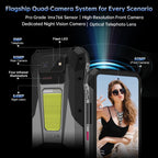 Unihertz 8849Tank X Projector Rugged Phone, 16GB+512GB, Side Fingerprint, Night Vision, 6.78 inch Android 15 MediaTek Dimensity 8200 Octa Core, Network: 5G, NFC, Tank X 16GB+512GB