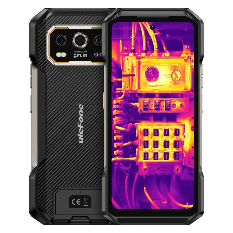 Ulefone Armor 27T Pro+ Rugged Phone, FLIR 3.5 Thermal Imaging, 12GB+256GB, Night Vision, 10600mAh, 6.78 inch Android 15 MediaTek Dimensity 6300 Octa Core, Network: 5G, NFC, Armor 27T Pro+ – Lanyard, Magnetic, Card Slot Armor 27T Pro+