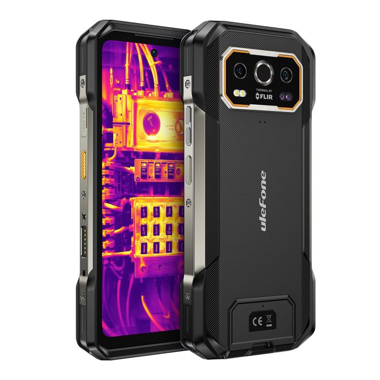 Ulefone Armor 27T Pro+ Rugged Phone, FLIR 3.5 Thermal Imaging, 12GB+256GB, Night Vision, 10600mAh, 6.78 inch Android 15 MediaTek Dimensity 6300 Octa Core, Network: 5G, NFC, Armor 27T Pro+ – Lanyard, Magnetic, Card Slot