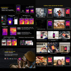 Ulefone Armor 27T Pro+ Rugged Phone, FLIR 3.5 Thermal Imaging, 12GB+256GB, Night Vision, 10600mAh, 6.78 inch Android 15 MediaTek Dimensity 6300 Octa Core, Network: 5G, NFC, Armor 27T Pro+ – Lanyard, Magnetic, Card Slot