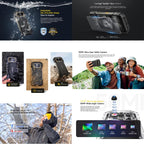 Ulefone Armor 27T Pro+ Rugged Phone, FLIR 3.5 Thermal Imaging, 12GB+256GB, Night Vision, 10600mAh, 6.78 inch Android 15 MediaTek Dimensity 6300 Octa Core, Network: 5G, NFC, Armor 27T Pro+ – Lanyard, Magnetic, Card Slot
