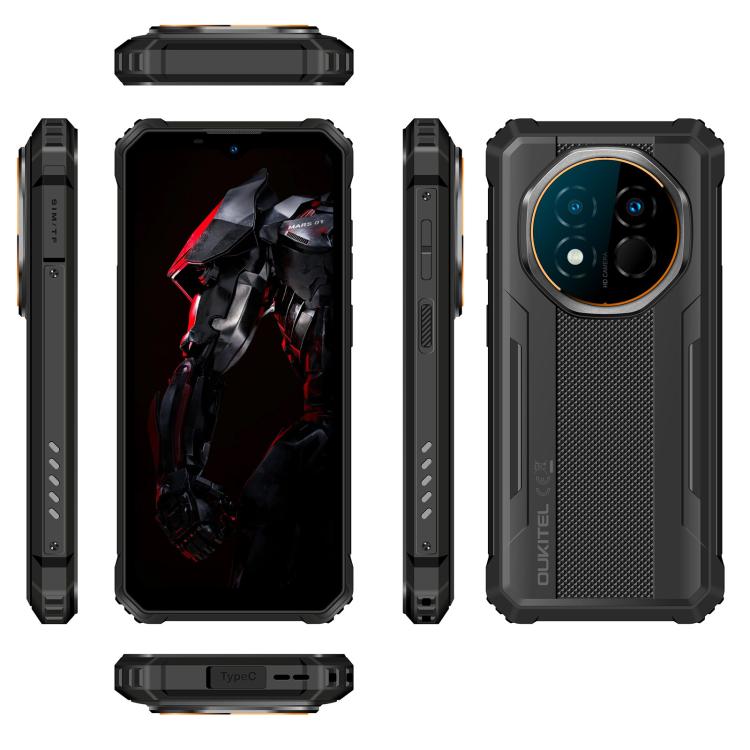 Oukitel G6 Rugged Phone, 8GB+256GB, Fingerprint Identification, 10600mAh Battery, 6.52 inch Android 16.0 Unisoc T615 Octa Core, NFC, OTG, Network: 4G, 6GB+256GB – Durable Build, Easy to Use