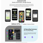 Ulefone Armor 22 Pro IP68/IP69K Rugged Phone, 8GB+128GB, 6.58 inch Android 15 MediaTek Helio G96 Octa Core, Network: 4G, NFC, OTG, 8GB+128GB – Lanyard, Magnetic, Card Slot