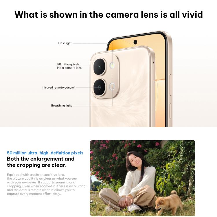 vivo Y500i, 8GB+512GB, Side Fingerprint, 6.75 inch Android 16 OriginOS 6 Snapdragon 4 Gen Octa Core, OTG, NFC, Network: 5G, 8GB+512GB