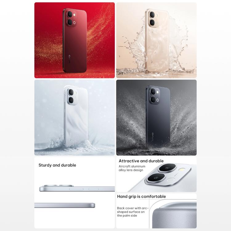 vivo Y500i, 8GB+512GB, Side Fingerprint, 6.75 inch Android 16 OriginOS 6 Snapdragon 4 Gen Octa Core, OTG, NFC, Network: 5G, 8GB+512GB