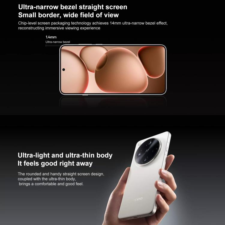 OPPO Find X8 Ultra, 16GB+512GB, Screen Fingerprint, 6.82 inch ColorOS 15 Snapdragon 8 Elite Octa Core, NFC, OTG, Network: 5G, 16GB+512GB