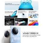 vivo Y300i, 8GB+256GB, Face ID / Side Fingerprint, 6.68 inch Android 15 OriginOS 5 Snapdragon 4 Gen 2 Octa Core, OTG, NFC, Network: 5G, 8GB+256GB