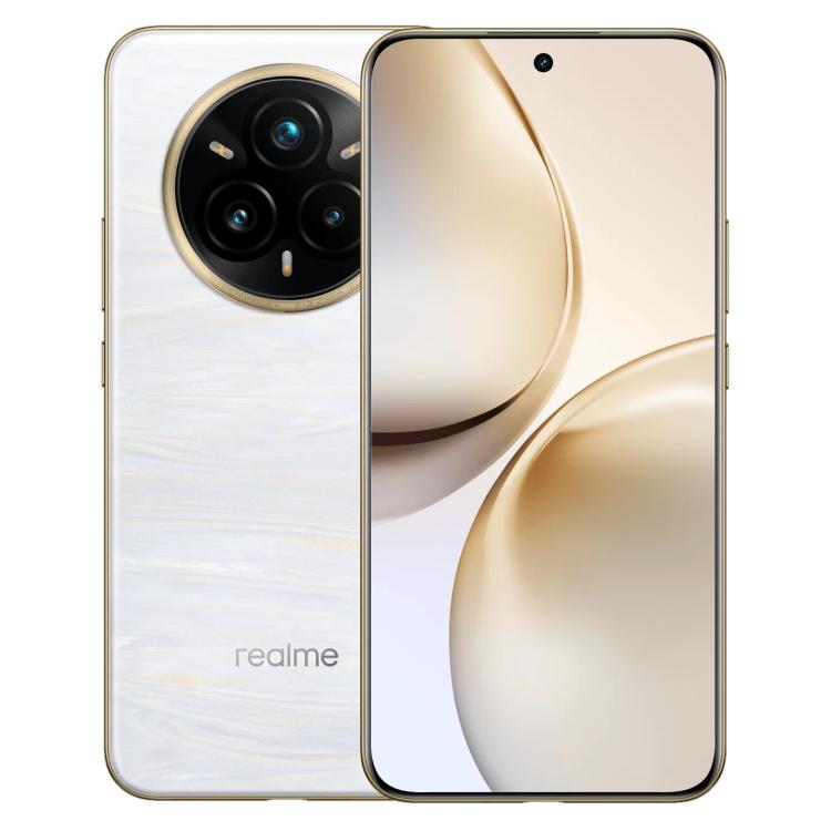 Realme 14 Pro+, 12GB+512GB, Screen Fingerprint Identification, 6.83 inch Realme UI 6.0 Snapdragon 7s Gen 3 Octa Core, NFC, Network: 5G, 12GB+512GB, Realme 14 Pro+, 12GB+512GB 12GB+512GB White