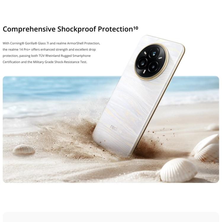Realme 14 Pro+, 12GB+512GB, Screen Fingerprint Identification, 6.83 inch Realme UI 6.0 Snapdragon 7s Gen 3 Octa Core, NFC, Network: 5G, 12GB+512GB, Realme 14 Pro+, 12GB+512GB
