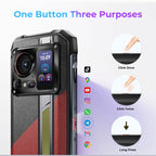 HOTWAV Hyper 7 Pro Rugged Phone, 16GB+256GB, 10800mAh, 6.6 inch Android 14 MediaTek Dimensity 7050 5G, Network: 5G, OTG, NFC – Magnetic, Aluminum Alloy