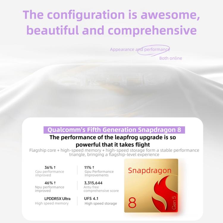 vivo S50 Pro mini, 16GB+512GB, 3D Fingerprint, 6.31 inch Android 16 OriginOS 6 Snapdragon 8 Gen 5 Octa Core, OTG, NFC, Network: 5G, Support Google Play, 16GB+512GB