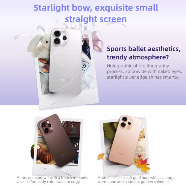OPPO Reno15 Pro, 16GB+512GB, Screen Fingerprint, 6.78 inch ColorOS 16.0 MediaTek Dimensity 8450 Octa Core, NFC, OTG, Network: 5G, 16GB+1TB