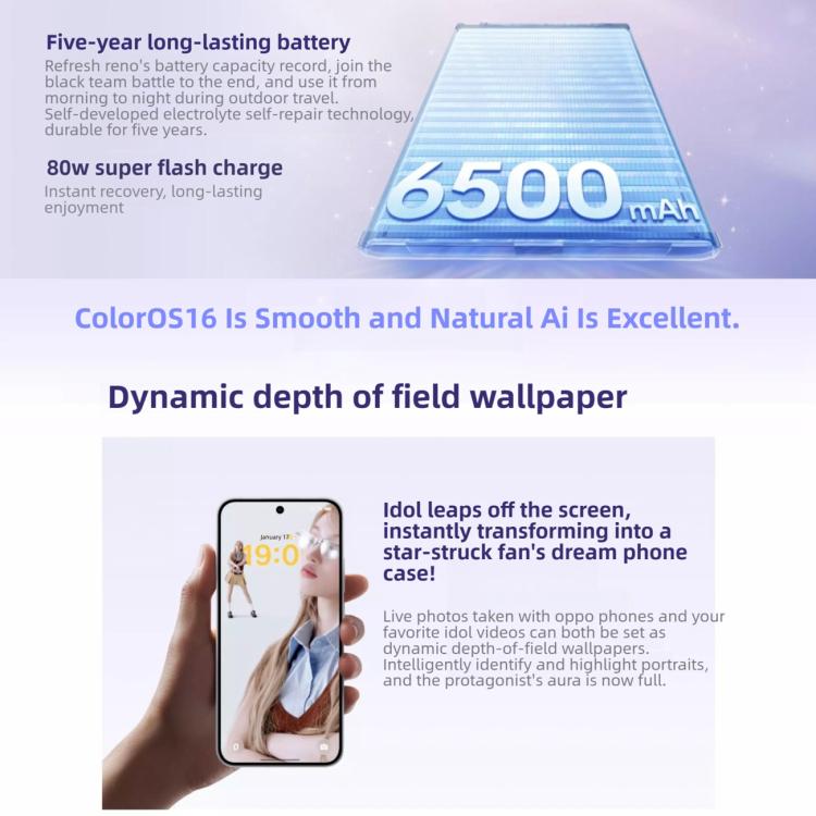 OPPO Reno15c, 12GB+512GB, Screen Fingerprint, 6.59 inch ColorOS 16.0 Qualcomm Snapdragon 7 Gen 4 Octa Core, NFC, OTG, Network: 5G, 12GB+512GB