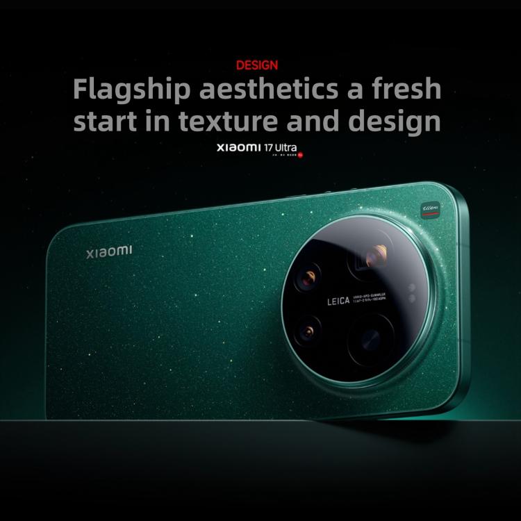 Xiaomi 17 Ultra, 12GB+256GB, 3D Ultrasonic Fingerprint, 6.9 inch Xiaomi HyperOS 3 Snapdragon 8 Elite Gen 5 Octa Core, NFC, Network: 5G, 12GB+512GB, 12GB+256GB