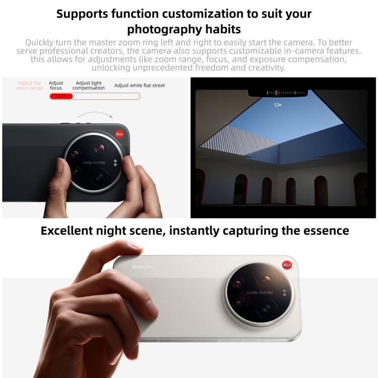 Xiaomi 17 Ultra By Leica, 16GB+512GB, 3D Ultrasonic Fingerprint, 6.9 inch Xiaomi HyperOS 3 Snapdragon 8 Elite Gen 5 Octa Core, NFC, Network: 5G, By Leica, 16GB+512GB