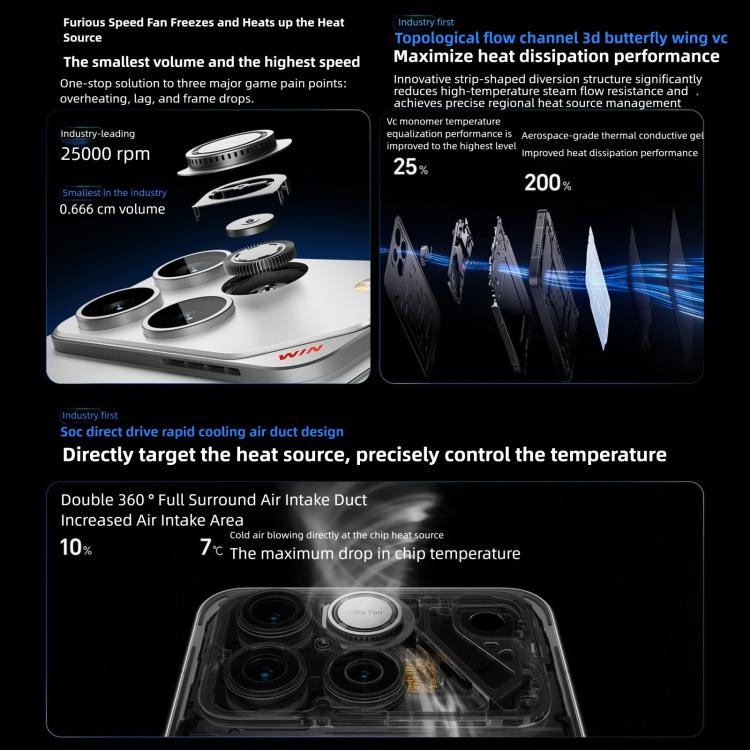 Honor WIN, 16GB+512GB, 3D Ultrasonic Fingerprint, 10000mAh Battery, 6.83 inch MagicOS 10.0 / Android 16 Snapdragon 8 Elite Gen 5 Octa Core, Network: 5G, NFC, OTG, 16GB+512GB