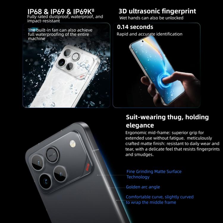 Honor WIN, 16GB+512GB, 3D Ultrasonic Fingerprint, 10000mAh Battery, 6.83 inch MagicOS 10.0 / Android 16 Snapdragon 8 Elite Gen 5 Octa Core, Network: 5G, NFC, OTG, 16GB+512GB