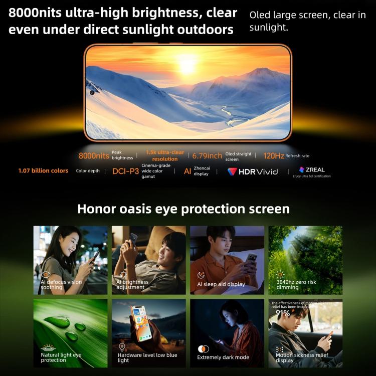 Honor Power2, 12GB+256GB, 10080mAh Battery, 6.79 inch MagicOS 10.0 / Android 16 Dimensity 8500 Elite Octa Core, Network: 5G, NFC, OTG, 12GB+256GB – Fast Charging