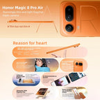 Honor Magic8 Pro Air, 12GB+512GB, Screen Fingerprint, 6.31 inch MagicOS 10.0 / Android 16 Dimensity 9500 Octa Core, Network: 5G, NFC, OTG, 12GB+512GB – Fast Charging, Wireless Charging