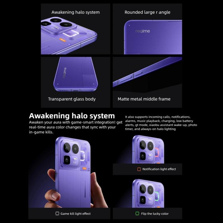 Realme Neo8, 12GB+256GB, Ultrasonic Screen Fingerprint, 6.78 inch Realme UI 7.0 Snapdragon 8 Gen 5 Octa Core, OTG, NFC, Network: 5G, 12GB+256GB