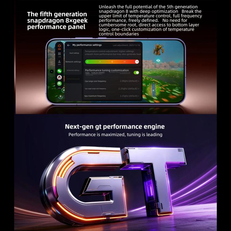 Realme Neo8, 12GB+256GB, Ultrasonic Screen Fingerprint, 6.78 inch Realme UI 7.0 Snapdragon 8 Gen 5 Octa Core, OTG, NFC, Network: 5G, 12GB+512GB