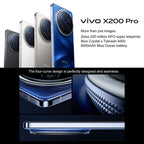 vivo X200 Pro, 12GB+256GB, Face ID / Screen Fingerprint Identification, 6.78 inch Android 15 Dimensity 9400 Octa Core, OTG, NFC, Network: 5G, Support Google Play, X200 Pro, 12GB+256GB