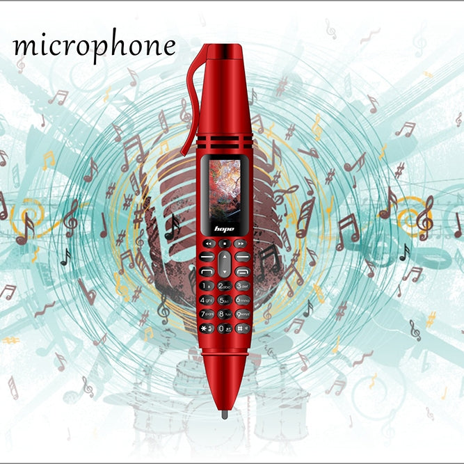Multifunctional Remote Noise Reduction Back-clip Recording Pen with 0.96 inch Color Screen, Dual SIM Dual Standby, Support Bluetooth, GSM, LED Light, Handwriting – Card Slot, Bluetooth