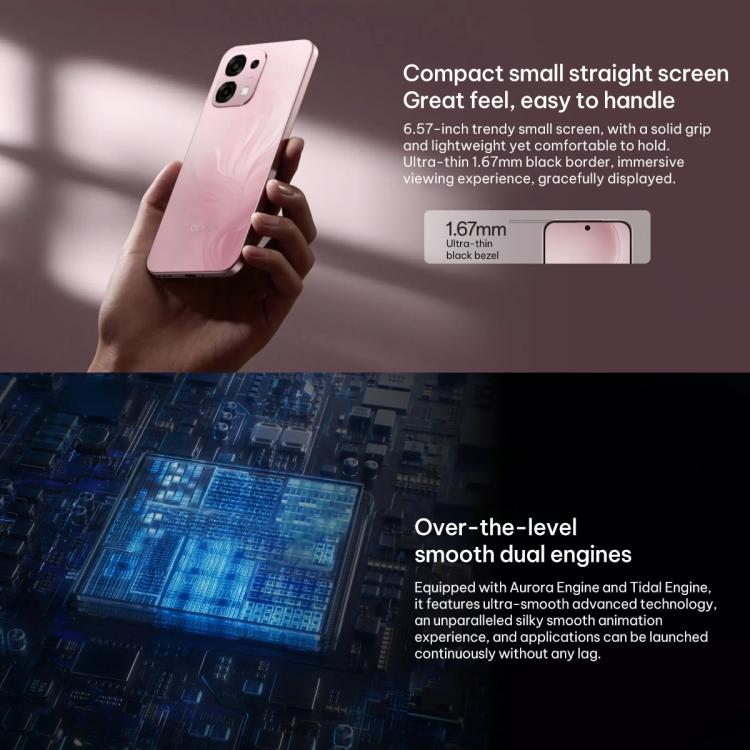 OPPO A6 5G, 8GB+256GB, Screen Fingerprint, 6.57 inch ColorOS 15 Dimensity 7300 Octa Core, NFC, OTG, Network: 5G, 8GB+256GB – Fast Charging