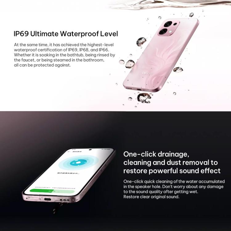 OPPO A6 5G, 12GB+512GB, Screen Fingerprint, 6.57 inch ColorOS 15 Dimensity 7300 Octa Core, NFC, OTG, Network: 5G, 12GB+512GB – Fast Charging