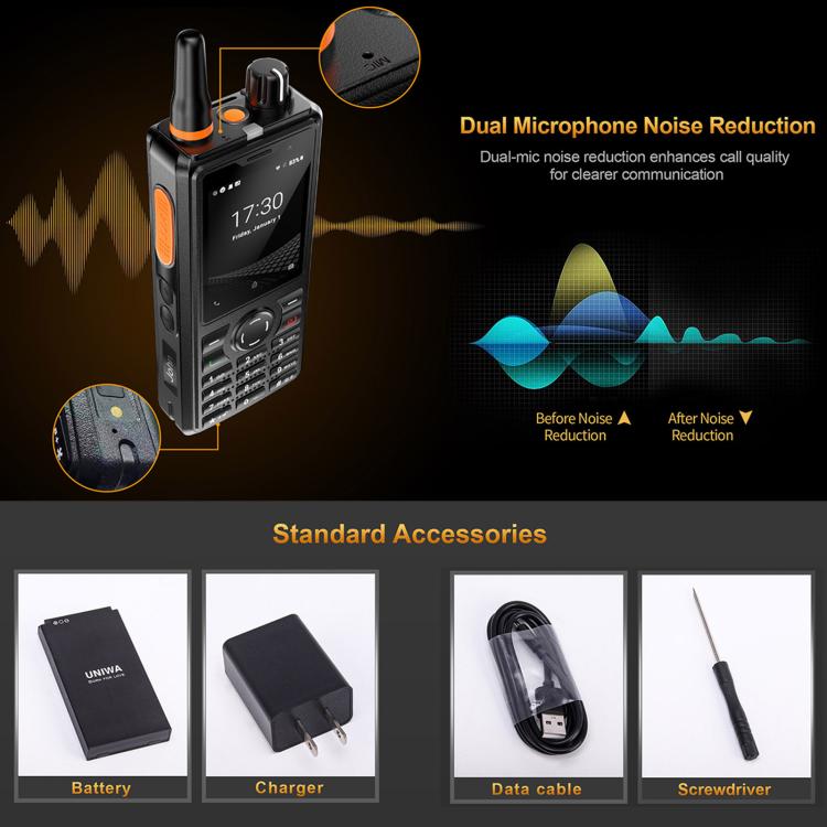 UNIWA F41 Rugged Phone, 1GB+8GB, 2.4 inch MediaTek MT6739, 4600mAh Battery, 21 Keys, Network: 4G, F41