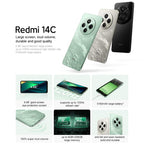 Xiaomi Redmi 14C, 4GB+128GB, 6.88 inch Xiaomi HyperOS MediaTek Helio G81-Ultra Octa Core, Network: 4G, 4GB+128GB