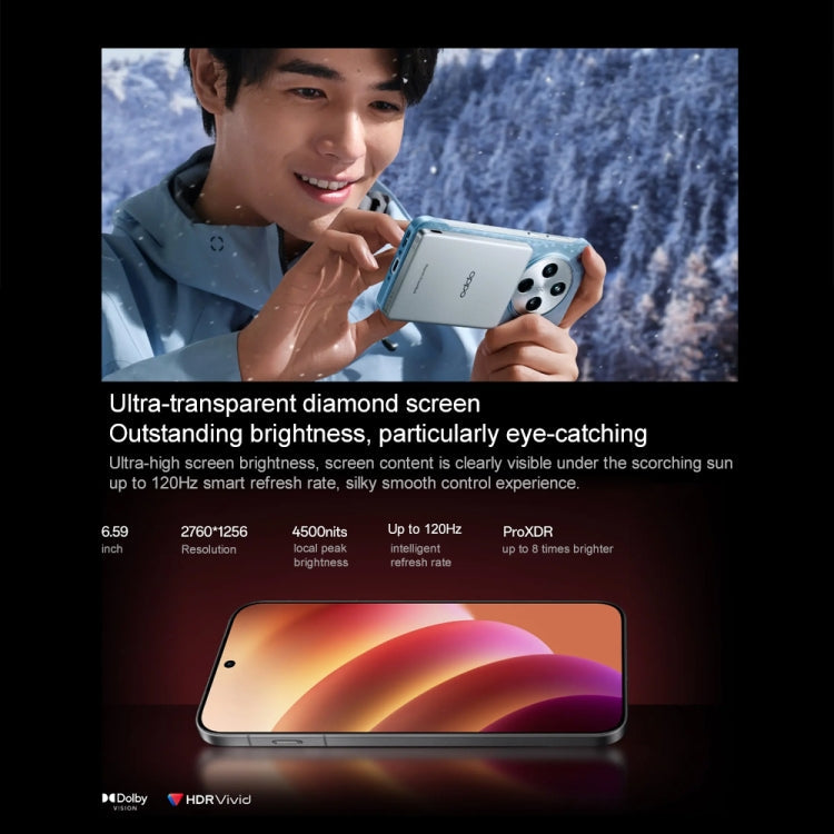 OPPO Find X8 AI Phone, 16GB+256GB, Screen Fingerprint, 6.59 inch ColorOS 15 Dimensity 9400 Octa Core up to 3.626GHz, NFC, OTG, Network: 5G, Find X8, 16GB+256GB
