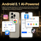 i16 Pro Max / Q5, 2GB+16GB, 6.5 inch Screen, Face Identification, Android 8.1 MTK6580P Quad Core, Network: 3G, Dual SIM, AU Plug, i16 Pro Max / Q5, AU Plug
