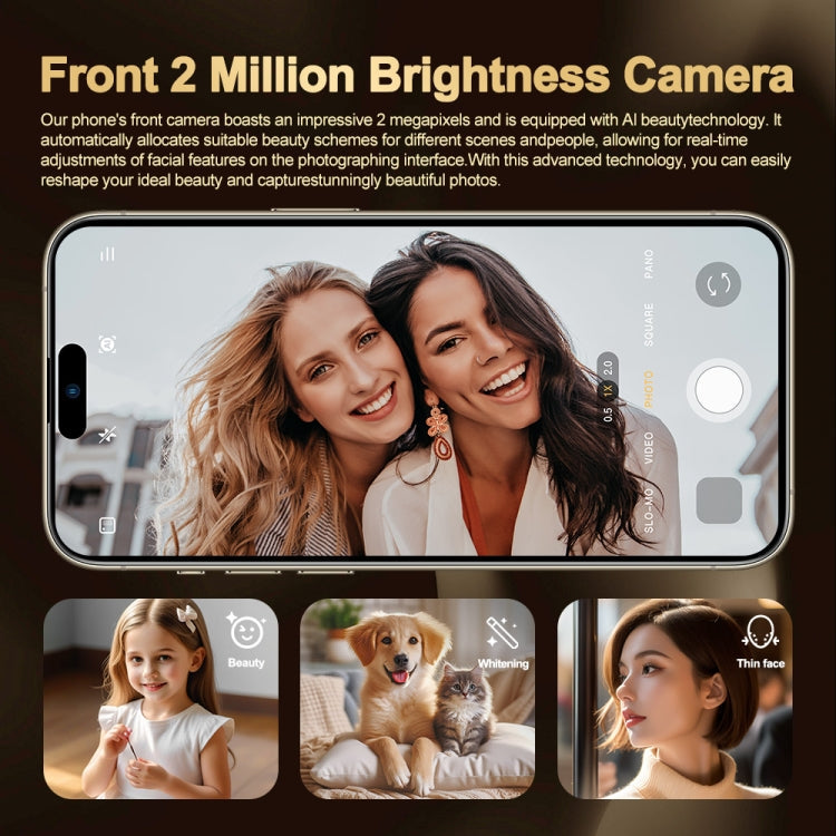 i16 Pro Max / Q5A, 6GB+128GB, 6.5 inch Screen, Face Identification, Android 10 MTK6762 Octa Core, OTG, NFC, Network: 4G, Dual SIM, UK Plug, i16 Pro Max / Q5A, UK Plug