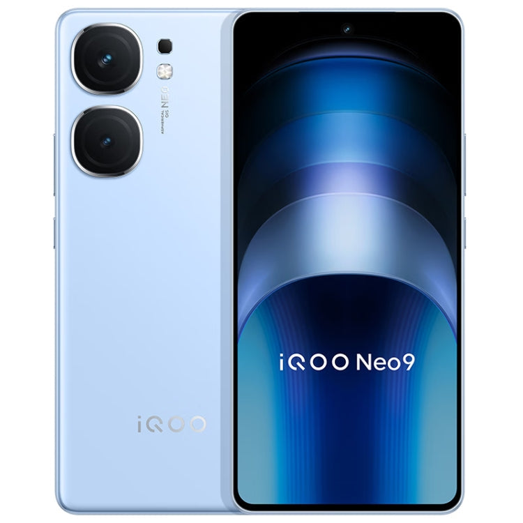 vivo iQOO Neo9, Dual Back Cameras, 16GB+512GB, Face ID / Fingerprint Identification, 6.78 inch Android 14 OriginOS 4 Snapdragon 8 Gen 2 Octa Core, OTG, NFC, Network: 5G, Support Google Play, vivo iQOO Neo9, 16GB+512GB, iQOO Neo9, 16GB+512GB – Leather,... iQOO Neo9, 16GB+512GB Blue