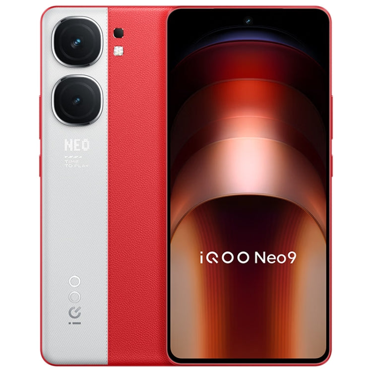 vivo iQOO Neo9, Dual Back Cameras, 16GB+512GB, Face ID / Fingerprint Identification, 6.78 inch Android 14 OriginOS 4 Snapdragon 8 Gen 2 Octa Core, OTG, NFC, Network: 5G, Support Google Play, vivo iQOO Neo9, 16GB+512GB, iQOO Neo9, 16GB+512GB – Leather,... vivo iQOO Neo9, 16GB+512GB Red