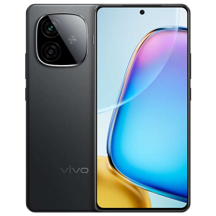 vivo Y200 GT, Dual Back Cameras, 12GB+256GB, Face ID Screen Fingerprint Identification, 6.78 inch Android 14.0 OriginOS 4 Snapdragon 7 Gen 3 Octa Core 2.63GHz, OTG, NFC, Network: 5G, Support Google Play, vivo Y200 GT, 12GB+256GB – Data Transmission, 4K vivo Y200 GT, 12GB+256GB Black