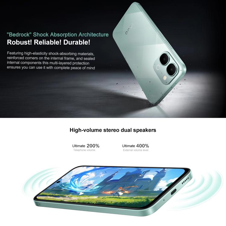 vivo iQOO Z11x, 12GB+512GB, Side Fingerprint, 6.76 inch Android 16 OriginOS 6 Dimensity 7400 Octa Core, OTG, NFC, Network: 5G, Support Google Play, 12GB+512GB