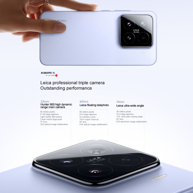 Xiaomi 15, 12GB+256GB, 6.36 inch Xiaomi HyperOS 2 Snapdragon 8 Elite Octa Core 3nm up to 4.32GHz, NFC, Network: 5G, Xiaomi 15, 12GB+256GB – Card Slot, Fast Charging, Bluetooth