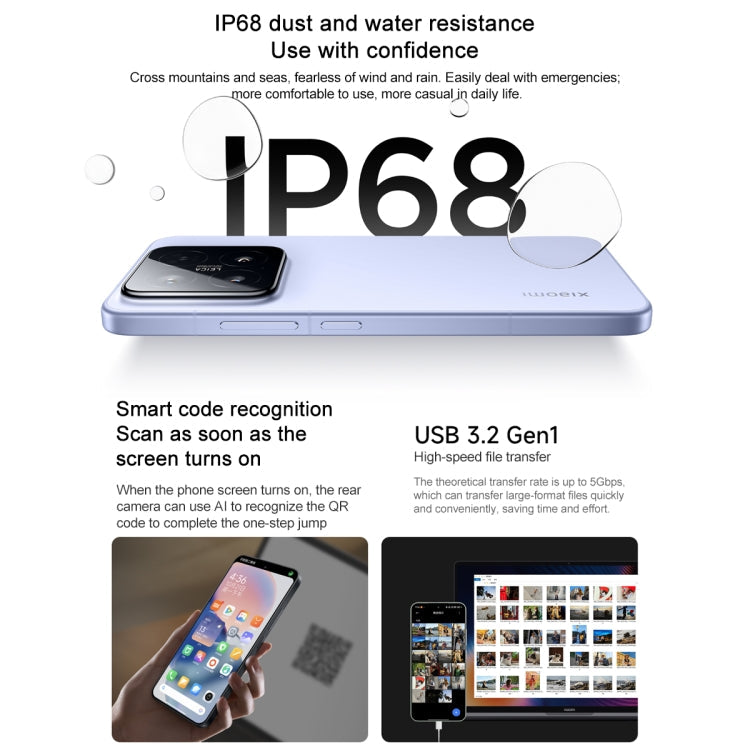 Xiaomi 15, 12GB+256GB, 6.36 inch Xiaomi HyperOS 2 Snapdragon 8 Elite Octa Core 3nm up to 4.32GHz, NFC, Network: 5G, Xiaomi 15, 12GB+256GB – Card Slot, Fast Charging, Bluetooth