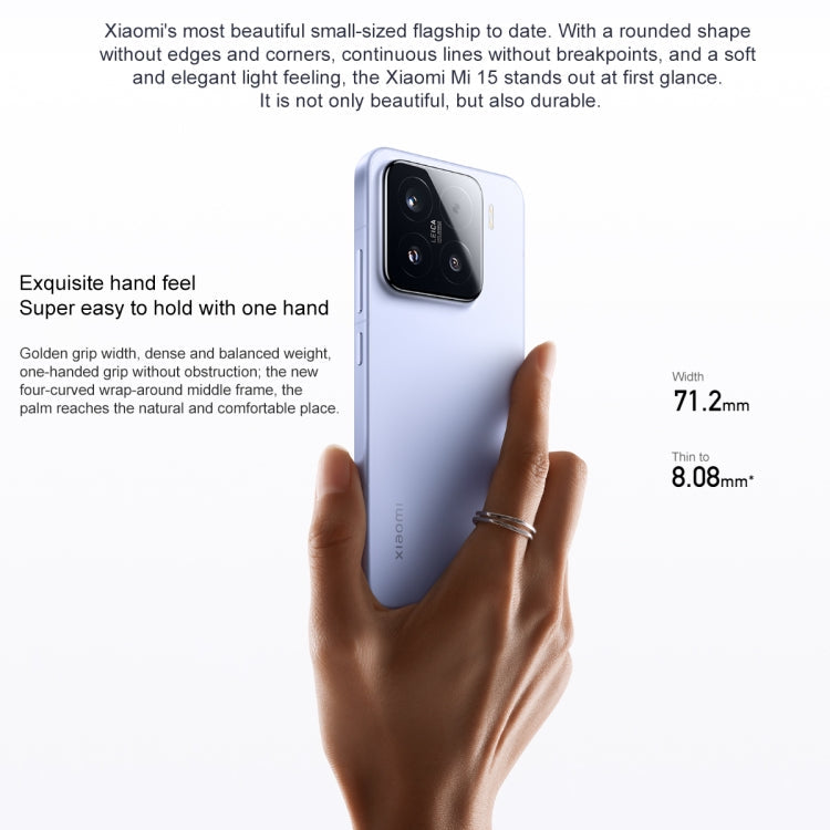Xiaomi 15, 12GB+256GB, 6.36 inch Xiaomi HyperOS 2 Snapdragon 8 Elite Octa Core 3nm up to 4.32GHz, NFC, Network: 5G, Xiaomi 15, 12GB+256GB – Card Slot, Fast Charging, Bluetooth