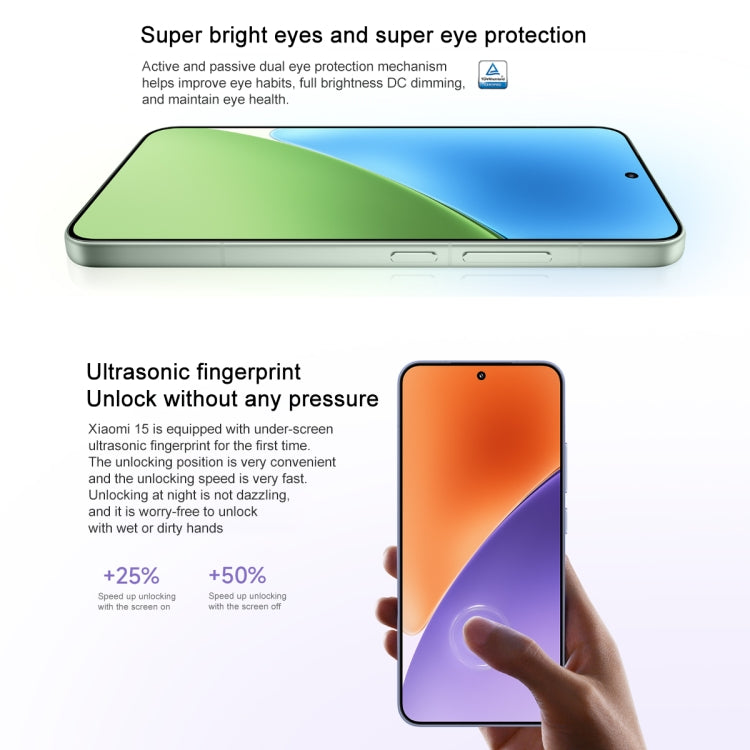 Xiaomi 15, 12GB+256GB, 6.36 inch Xiaomi HyperOS 2 Snapdragon 8 Elite Octa Core 3nm up to 4.32GHz, NFC, Network: 5G, Xiaomi 15, 12GB+256GB – Card Slot, Fast Charging, Bluetooth